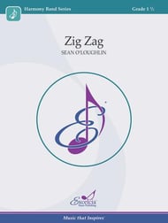 Zig Zag Concert Band sheet music cover Thumbnail